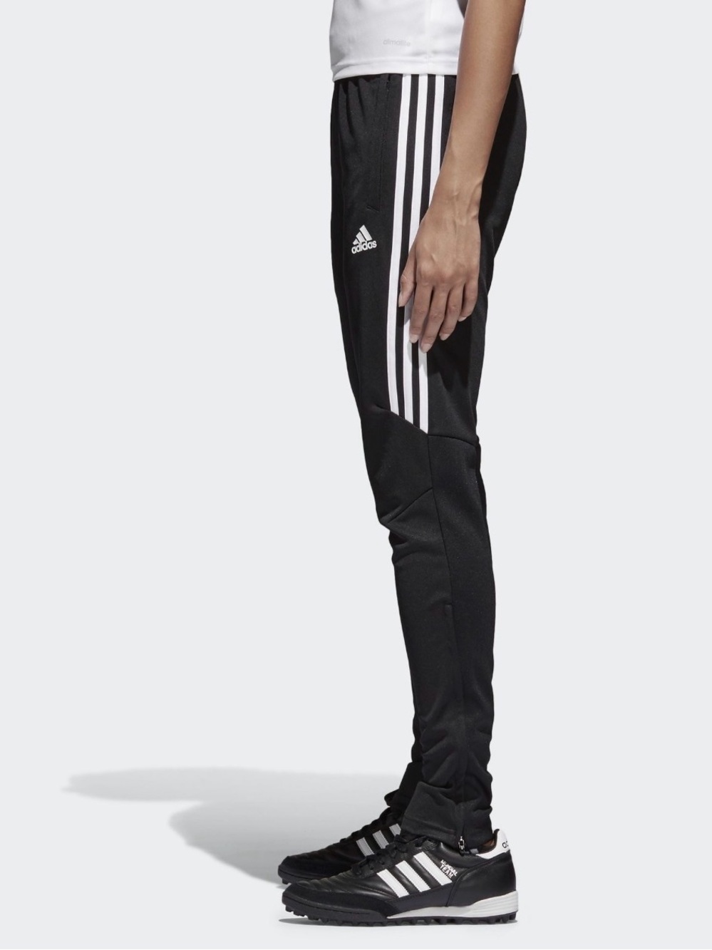 Adidas Tiro 17 Training Climacool Women's Pants Black-White Stripes Size XS